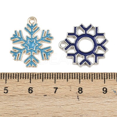 Christmas Alloy Enamel Pendants ENAM-G234-01D-1