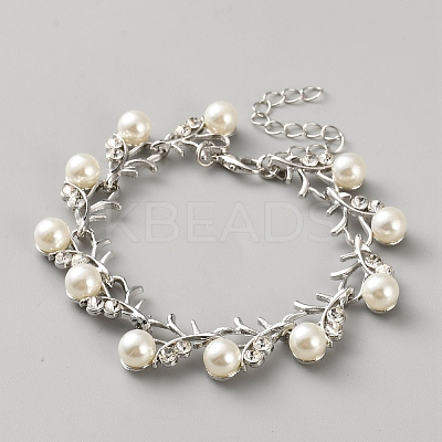 Alloy & Imitation Pearl & Rhinestone Jewelry Sets AJEW-WH0695-236P-1