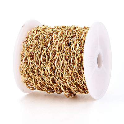 Brass Twist Link Chains CHC-T018-47G-1