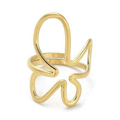 Golden 304 Stainless Steel Adjustable Rings RJEW-C036-02A-G-1