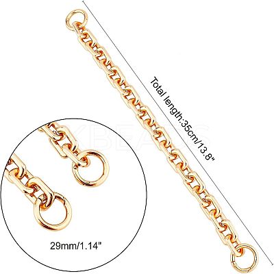 Bag Strap Chains PALLOY-WH0070-36G-1