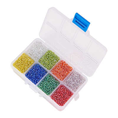 12/0 Round Glass Seed Beads SEED-X0050-2mm-17-1