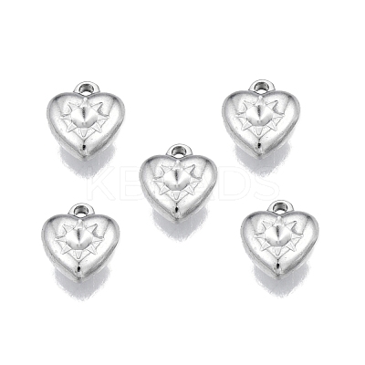 Non-Tarnish 201 Stainless Steel Pendant Rhinestone Settings STAS-N099-20-1