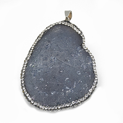 Natural Quartz Big Pendants G-S334-010A-1