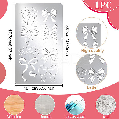 Retro Stainless Steel Metal Cutting Dies Stencils DIY-WH0242-394-1