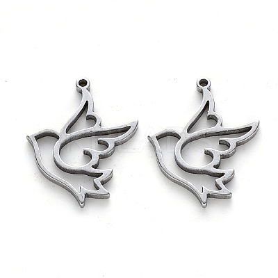 Tarnish Resistant 304 Stainless Steel Pendants X-STAS-N092-41-1