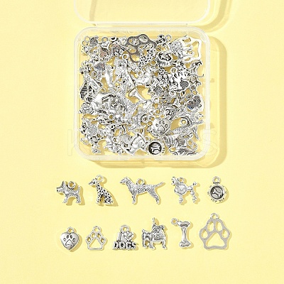3Sets Tibetan Style Alloy Pendants FIND-FS0004-04-1