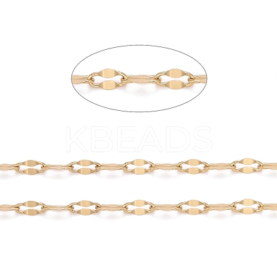 3.28 Feet PVD Vacuum Plating 304 Stainless Steel Dapped Chains X-CHS-F011-15B-G-1