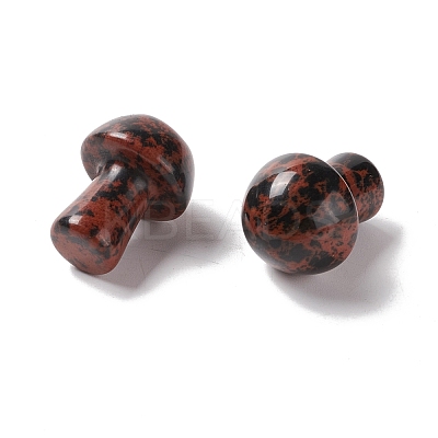Natural Mahogany Obsidian GuaSha Stone G-A205-26I-1