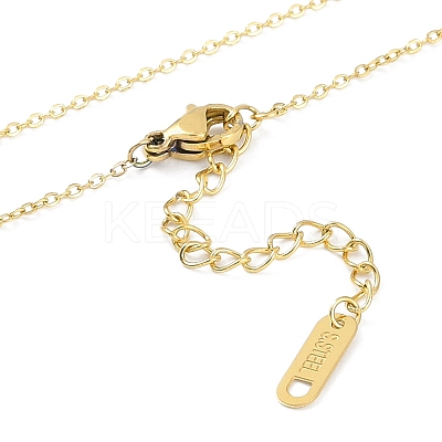 Ion Plating(IP) 304 Stainless Steel Crystal Rhinestone Bowknot Pendant Necklaces for Women NJEW-K276-27G-1