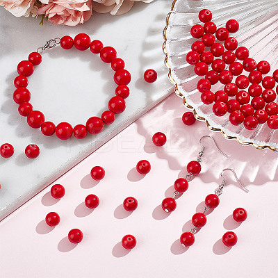 2 Strands Natural Dyed Mashan Jade Gemstone Beads Strands G-NB0005-31A-1