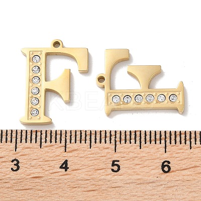 Real 14K Gold Plated 304 Stainless Steel Pendants STAS-L022-157G-F-1