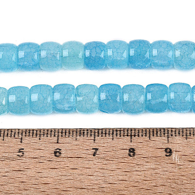 Ombre Effect Dyed Glass Beads Strands GLAA-Q106-05B-A05-1