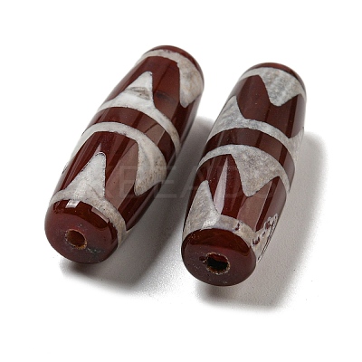 Tibetan Style dZi Beads Strands G-P526-A05-1