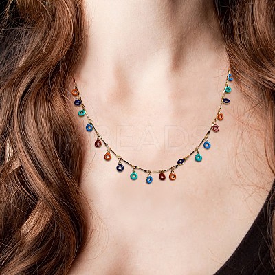DIY Chain Necklace Making Kit DIY-SZ0001-55G-1