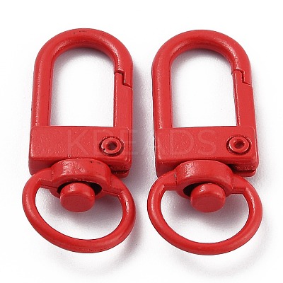 Zinc Alloy Baking Paint Swivel Snap Hooks Clasps PALLOY-H194-A12-1