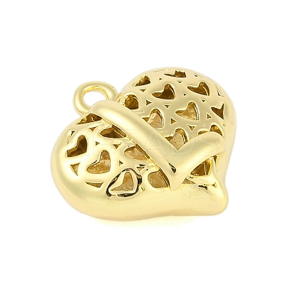 Hollow Brass Pendants for Valentine's Day KK-M289-03L-G-1