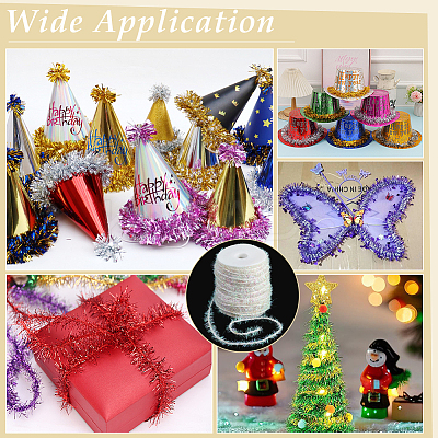 50M Shiny Tinsel Hanging Garland SRIB-WR0001-14B-1