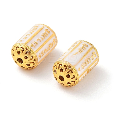 Alloy Enamel Beads ENAM-B001-01B-1