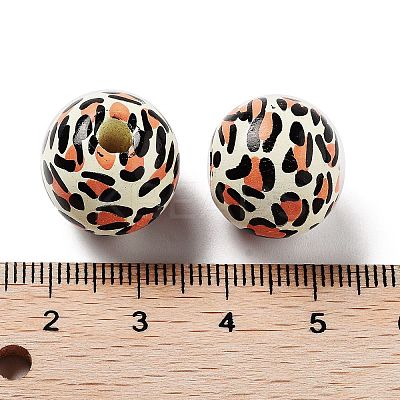 Wood European Beads WOOD-M011-03C-1