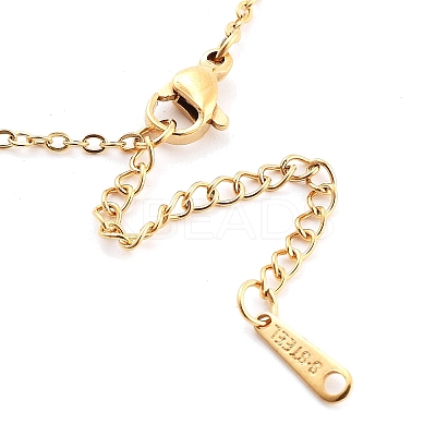 304 Stainless Steel Pendant Necklaces LS-NJEW-P306-01G-1