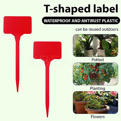 50Pcs Plastic Plant Labels FIND-SP0005-64C-1