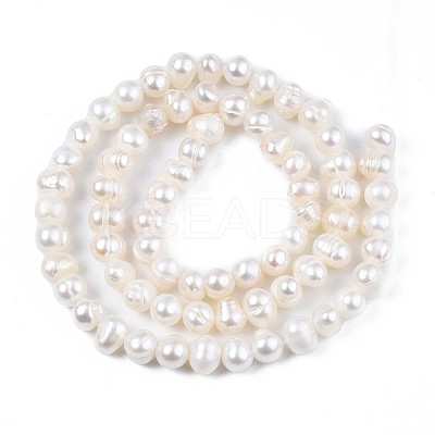 Natural Cultured Freshwater Pearl Beads Strands PEAR-N013-04A-1