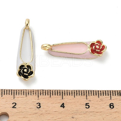 Alloy Enamel Pendants ENAM-I070-01G-1