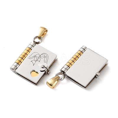304 Stainless Steel Pendants SA-CBA694E-01GP-05-1
