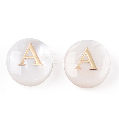Natural Freshwater Shell Beads SHEL-N036-01A-1