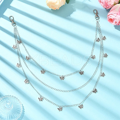 3Pcs Iron Chain Belts HJEW-CJ00080-1