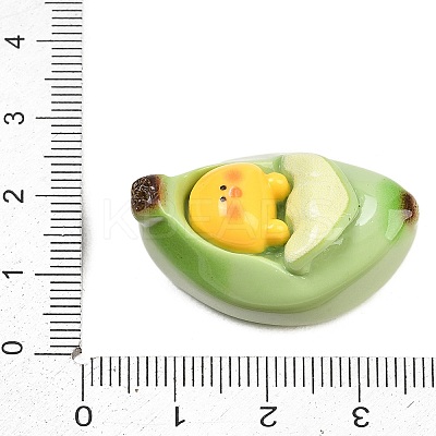 Opaque Resin Cabochons RESI-B043-02A-1