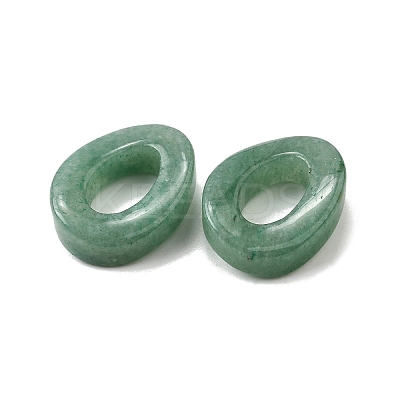 Natural Green Aventurine Pendants G-Z082-01C-1