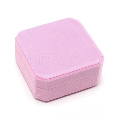 Plastic with Velvet Jewelry Set Box VBOX-WH0006-03B-1
