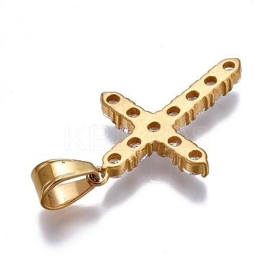 304 Stainless Steel Pendants STAS-E439-88G-1