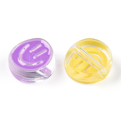 Transparent Acrylic Beads X-OACR-N137-35-1
