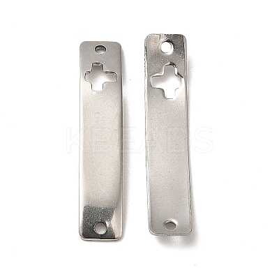 Tarnish Resistant 201 Stainless Steel Connector Charms STAS-D244-32P-E-1