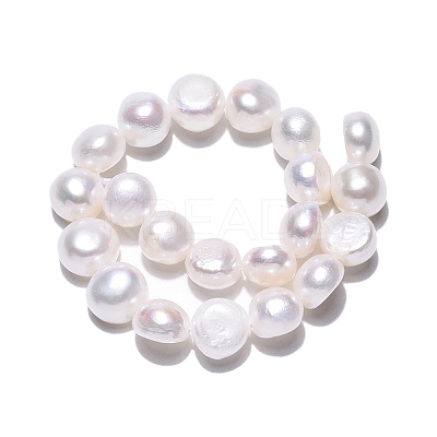 Natural Cultured Freshwater Pearl Beads Strands PEAR-N014-08H-01-1