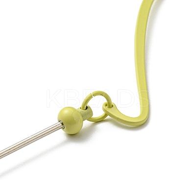 Iron & Alloy Bookmarks with Beadable Bar Pendant AJEW-G055-02D-1