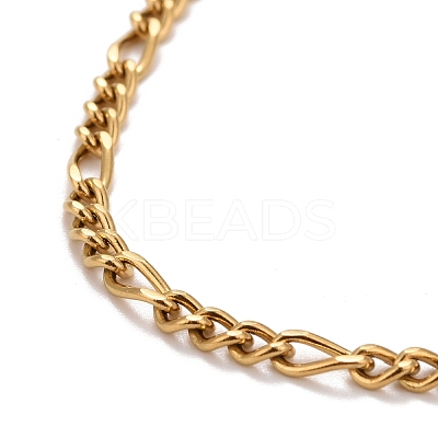 304 Stainless Steel Chain Necklaces NJEW-A002-08G-1