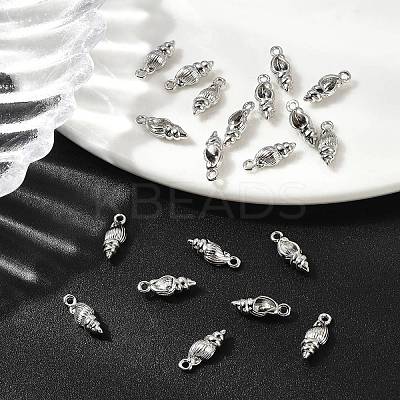 SHEGRACE Brass Shell Shape Charms XGR0171P-103P-1