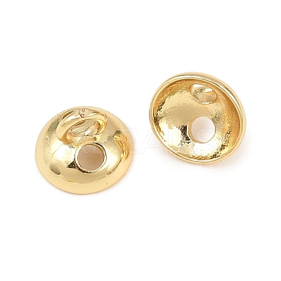 Brass Bead Cap Pendant Bails KK-Z146-26G-1