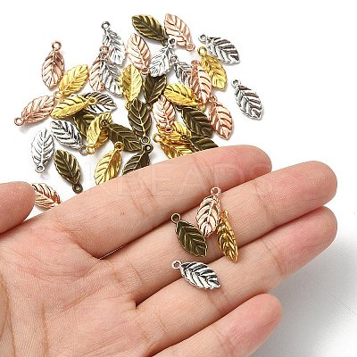 40Pcs 4 Colors Alloy Charms FIND-YW0004-07-1