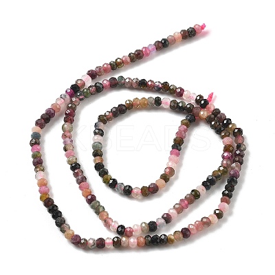 Natural Multicolor Tourmaline Beads Strands G-K373-B08-05-1