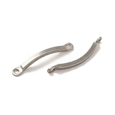 Non-Tarnish 304 Stainless Steel Connector Charms STAS-Q323-11P-1