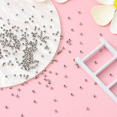 304 Stainless Steel Round Seamed Beads STAS-YW0001-84-1