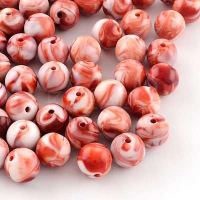 Opaque Acrylic Beads LS-SACR-R853-10mm-201-1