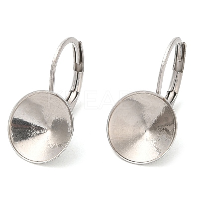 Tarnish Resistant 304 Stainless Steel Leverback Earring Findings STAS-R123-15P-1
