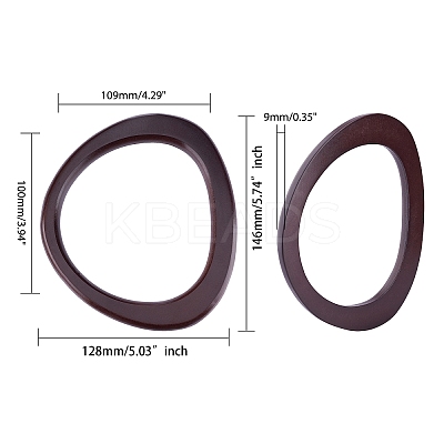 Wooden D Shaped Handles Replacement FIND-PH0015-97-1
