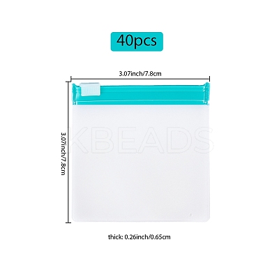 EVA 40Pcs Plastic Zip-lock Bags ABAG-SP0001-18A-03-1